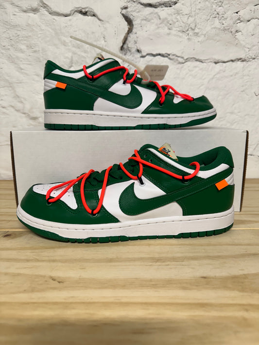 Nike Dunk Low Off-White Pine Green Sz 9