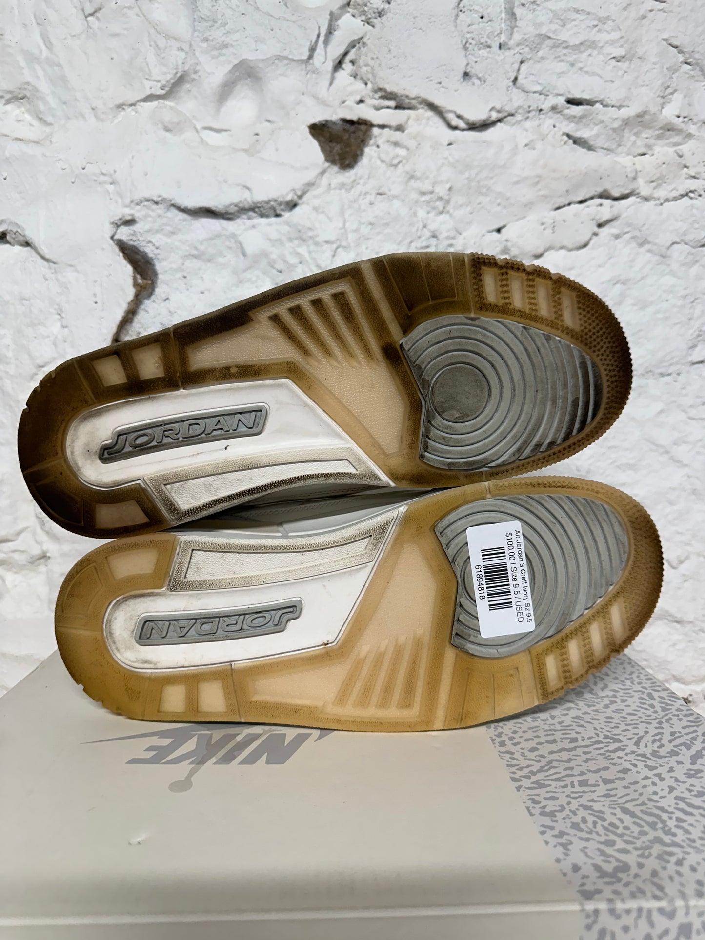 Air Jordan 3 Craft Ivory Sz 9.5