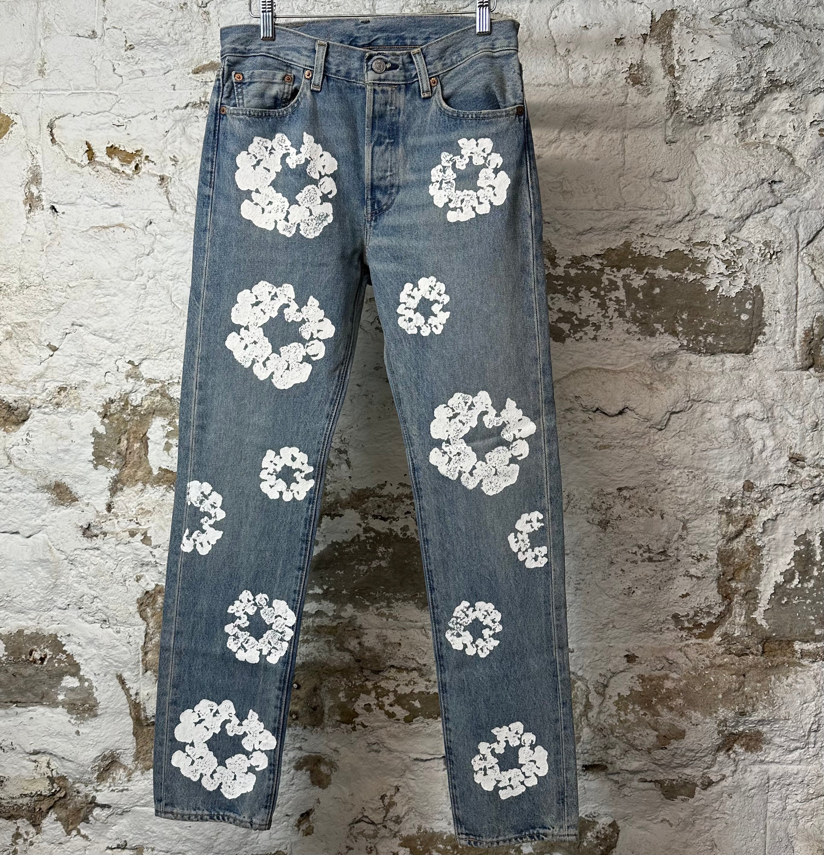 Denim Tears White CW Blue Denim Jeans Sz 29