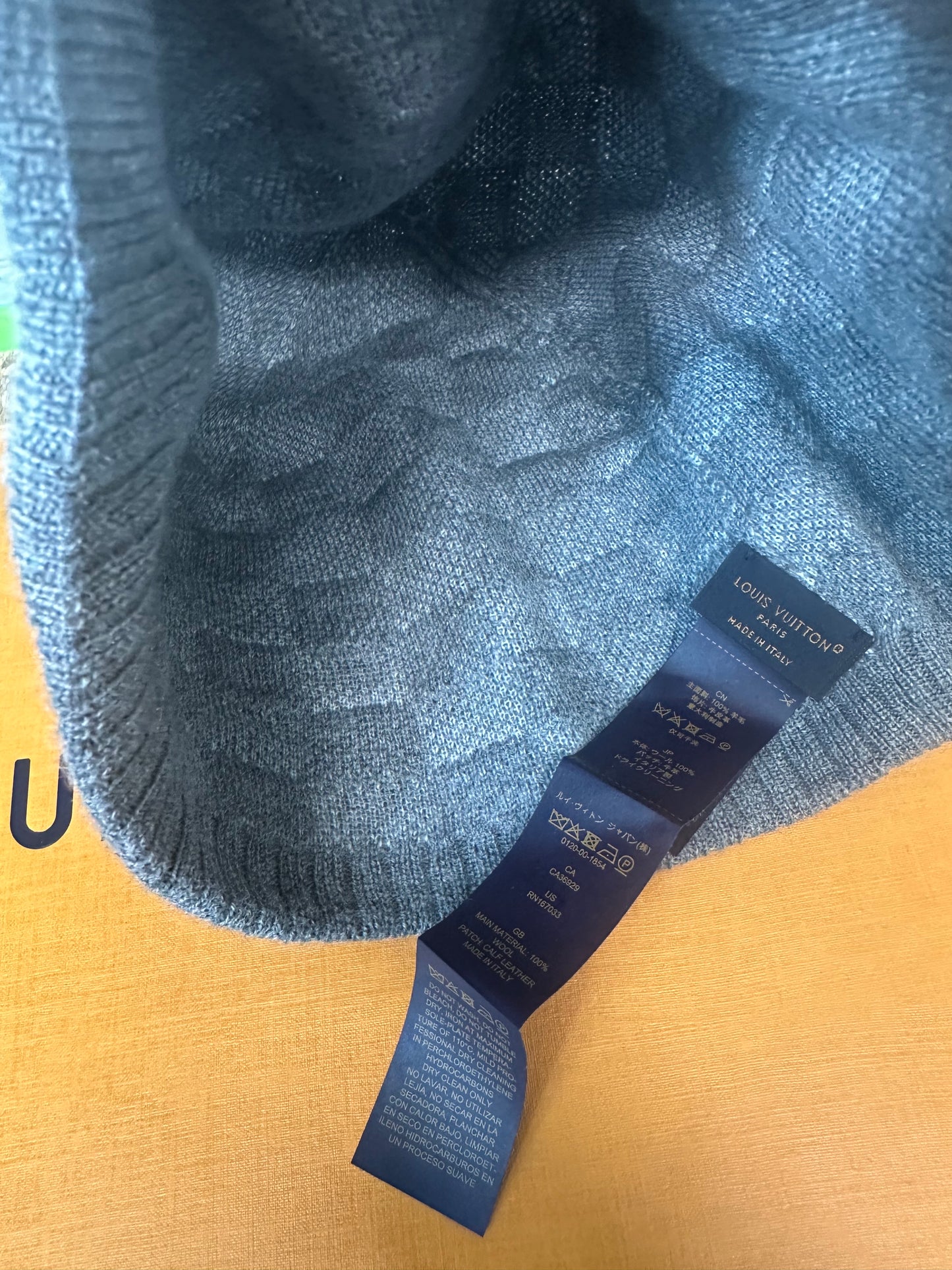 Louis Vuitton Neo Petit Grey Damier Beanie W/ Box