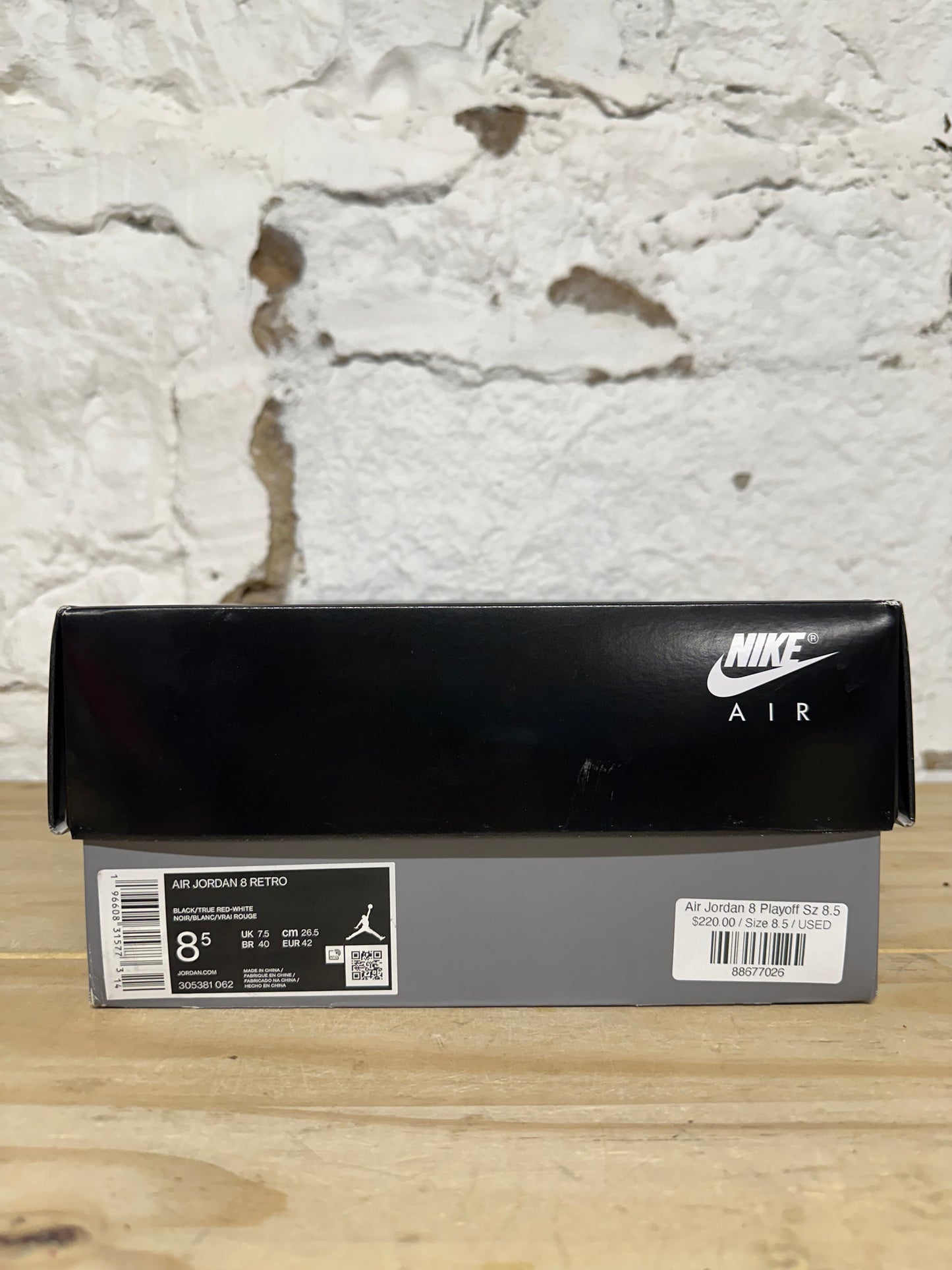 Air Jordan 8 Playoffs Sz 8.5