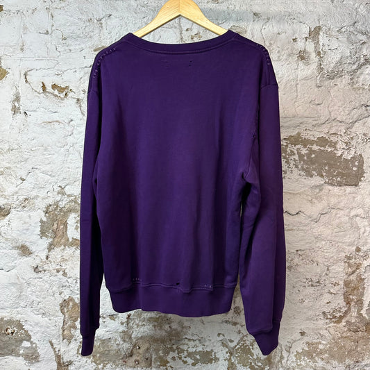 Amiri Red Cobra Poison Crewneck Purple Sz S