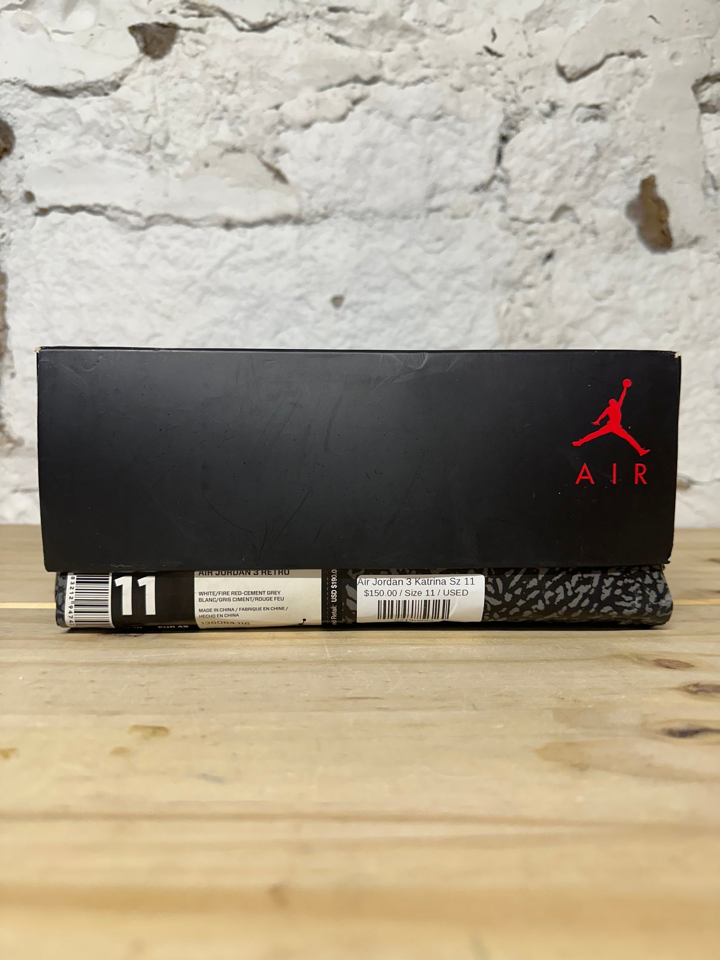 Air Jordan 3 Katrina Sz 11