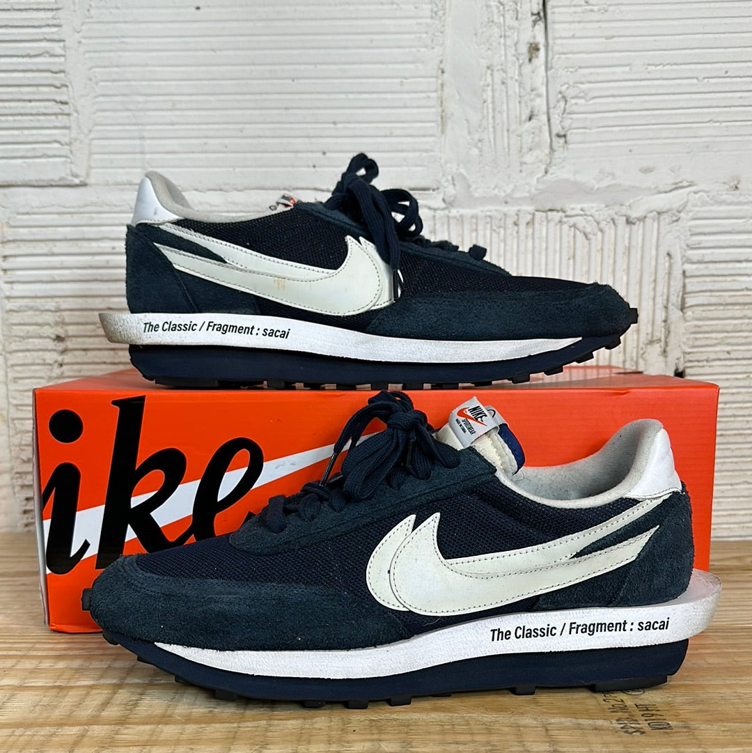 Nike LD Waffle Sacai Fragment Blue Void Sz 14