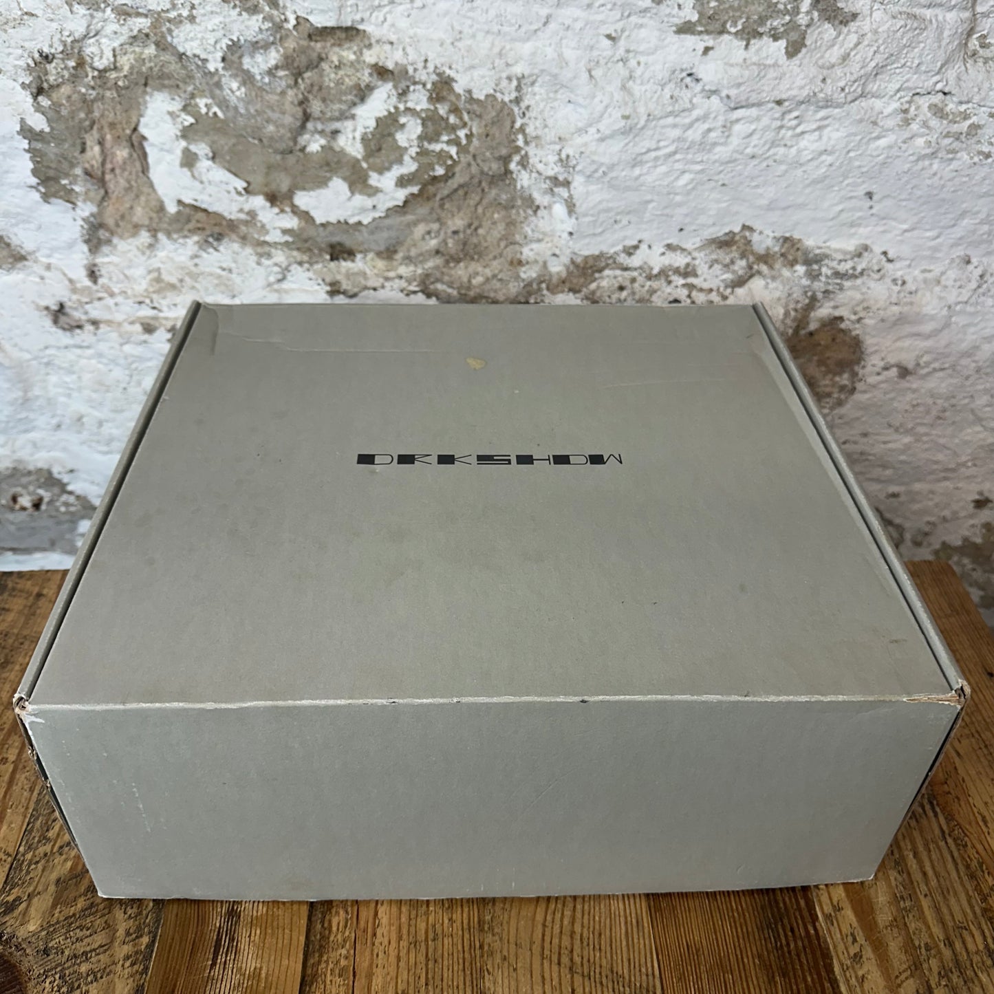 Rick Owens High Pentastitch Abstract Black Milk Sneaker Sz 6.5 (39)