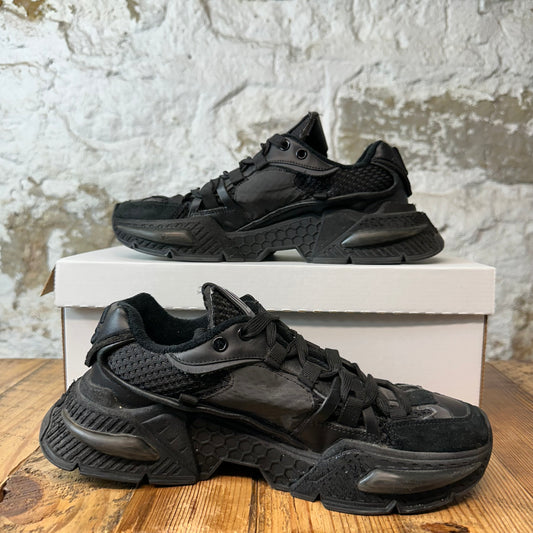 Dolce Gabbana Triple Black Daymaster Sneaker Sz 7 (40)