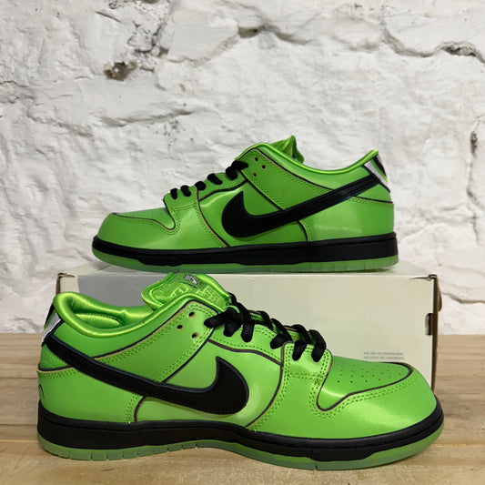 Nike SB Dunk Low Powerpuff Girls Buttercup Sz 11 DS