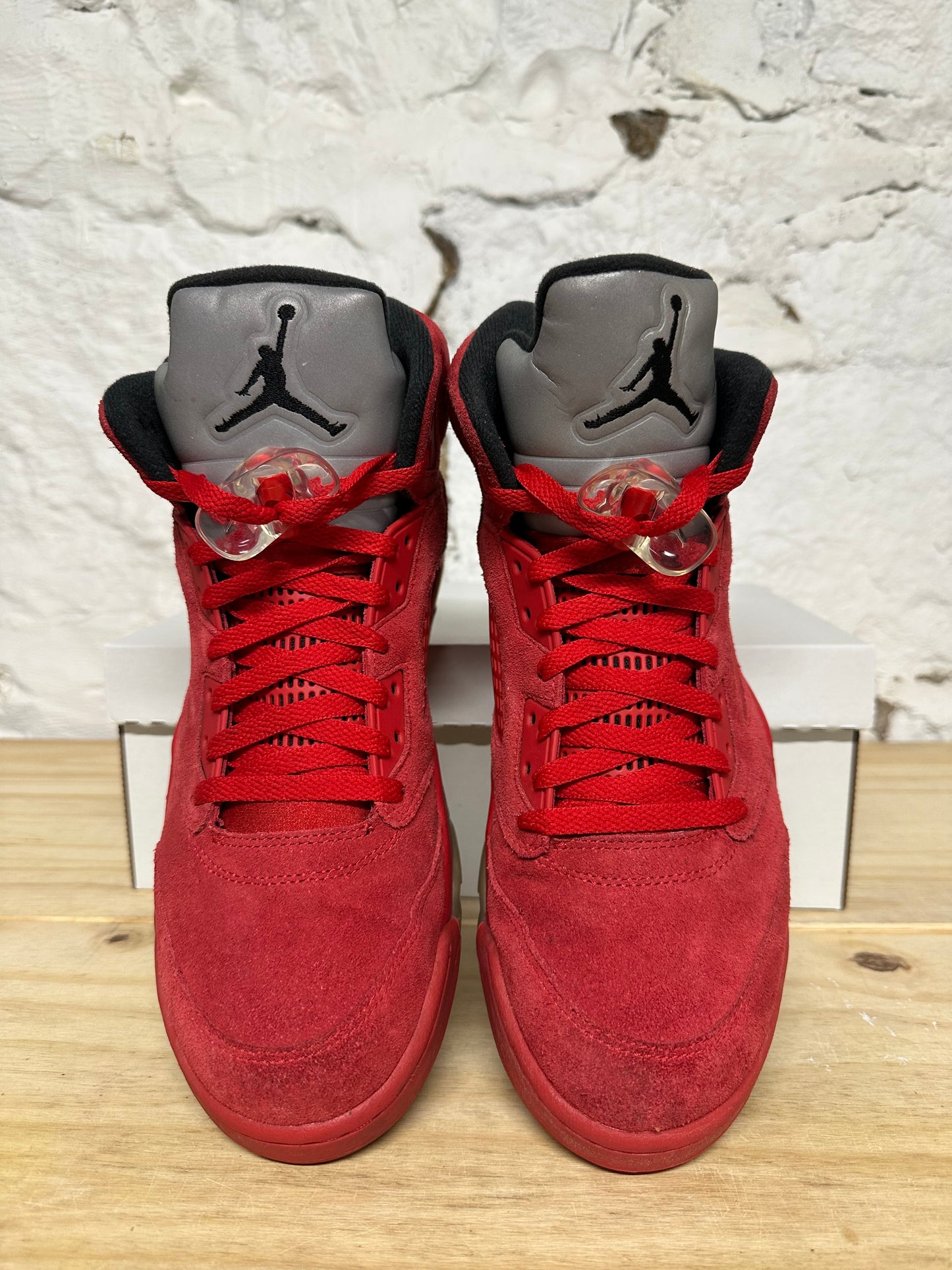 Air Jordan 5 Red Suede Sz 11