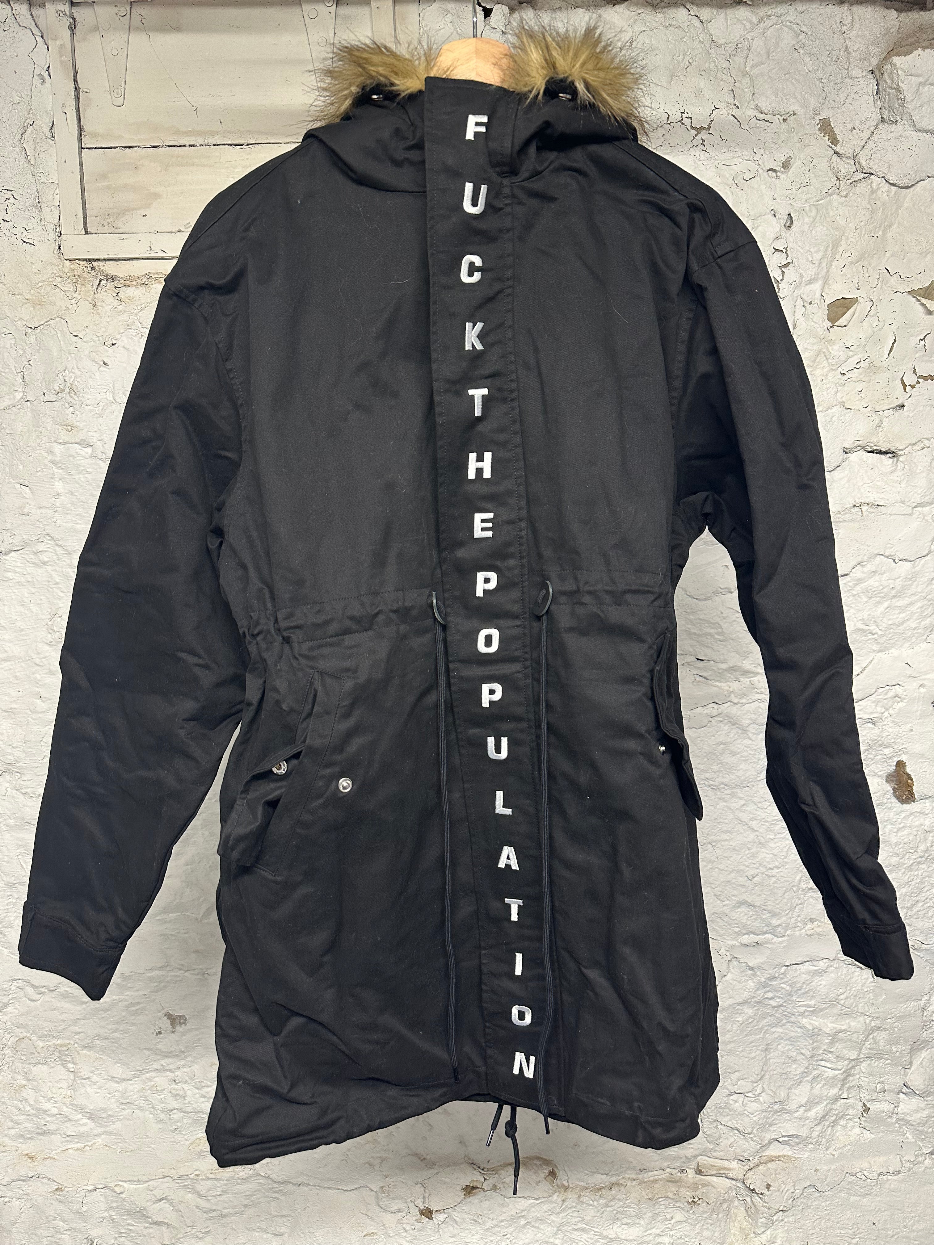 FTP Back Spellout Parka Sz L