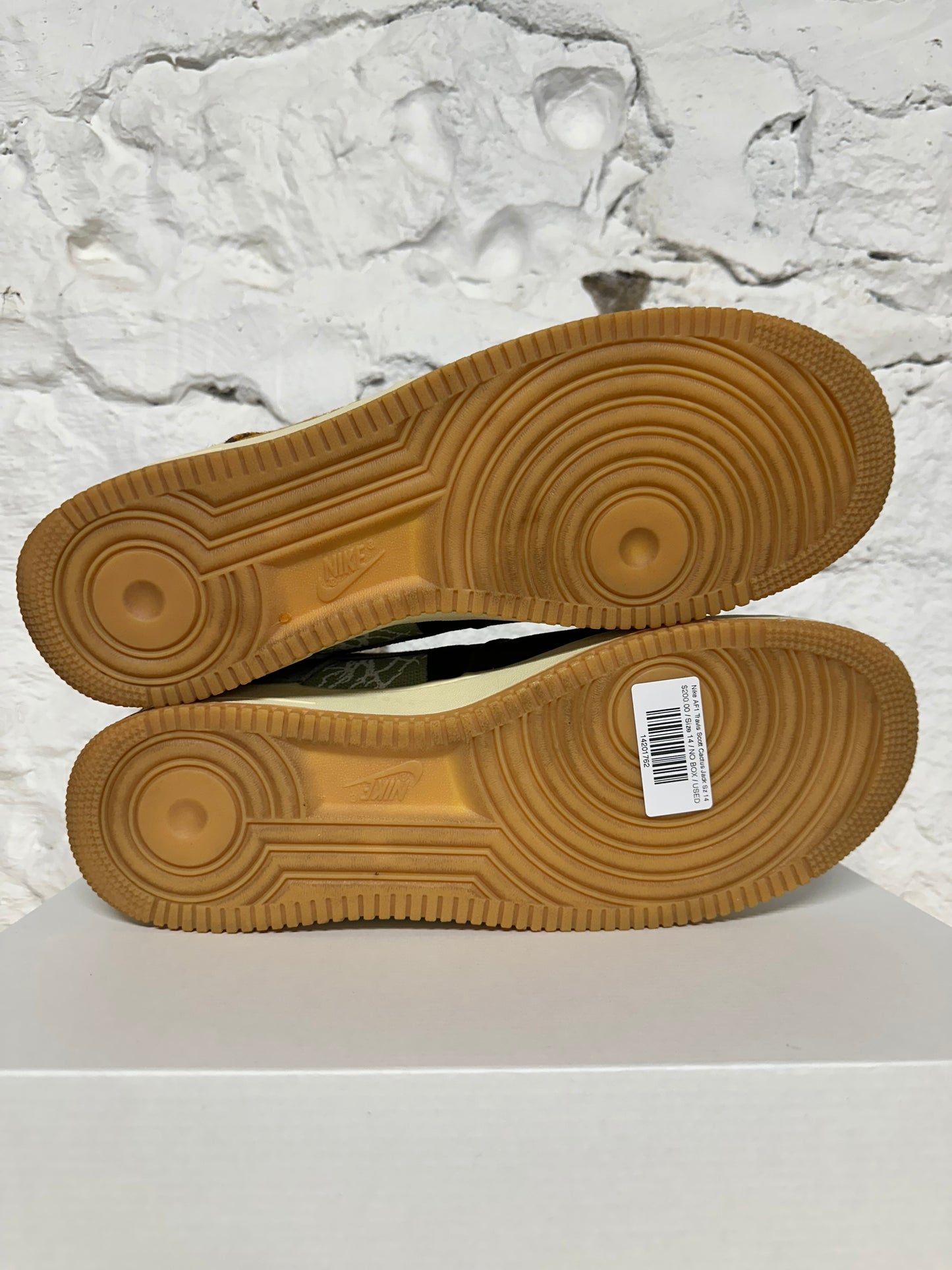 Nike Air Force 1 Low Travis Scott Cactus Jack Sz 14