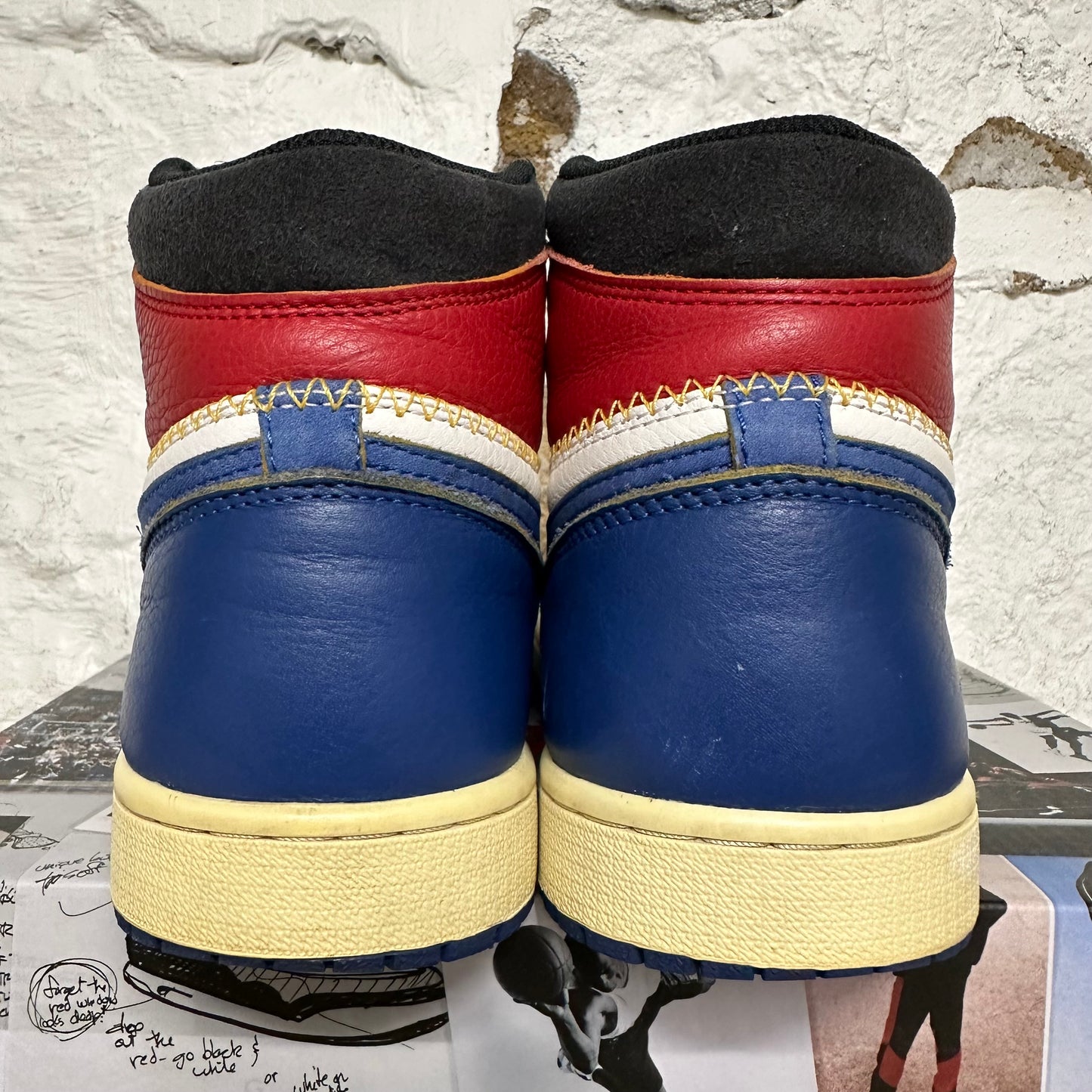 Air Jordan 1 High Union Los Angeles Storm Blue Sz 10.5