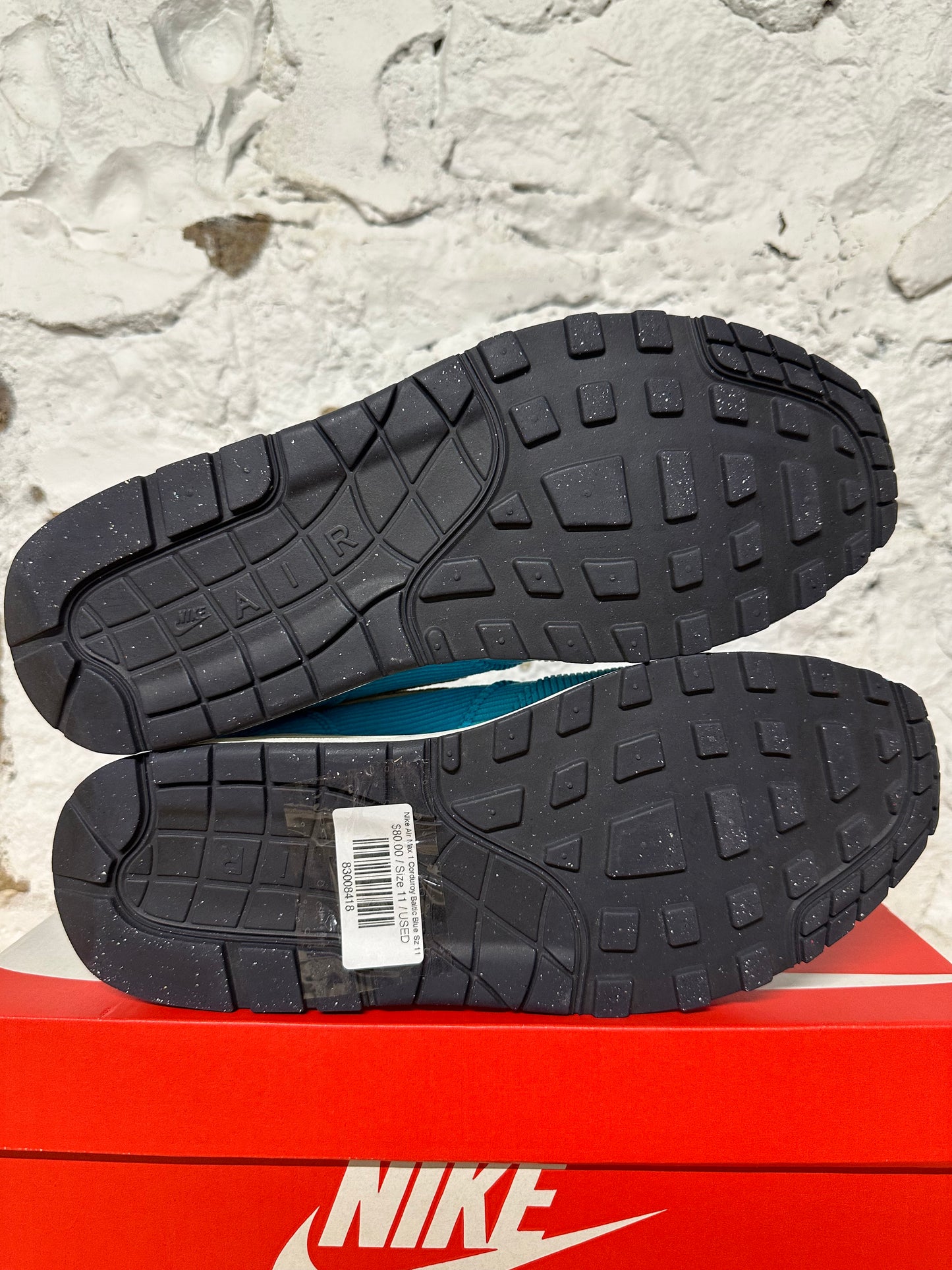 Nike Air Max 1 Corduroy Baltic Blue Sz 11