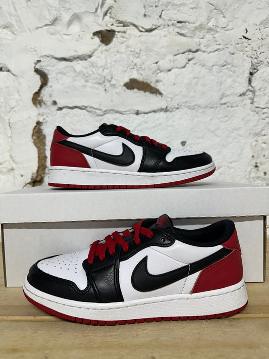 Air Jordan 1 Low Black Toe Sz 5Y