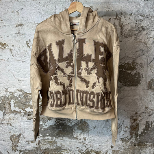 Vale Mud Friday Zip Up Hoodie Biege Sz S DS