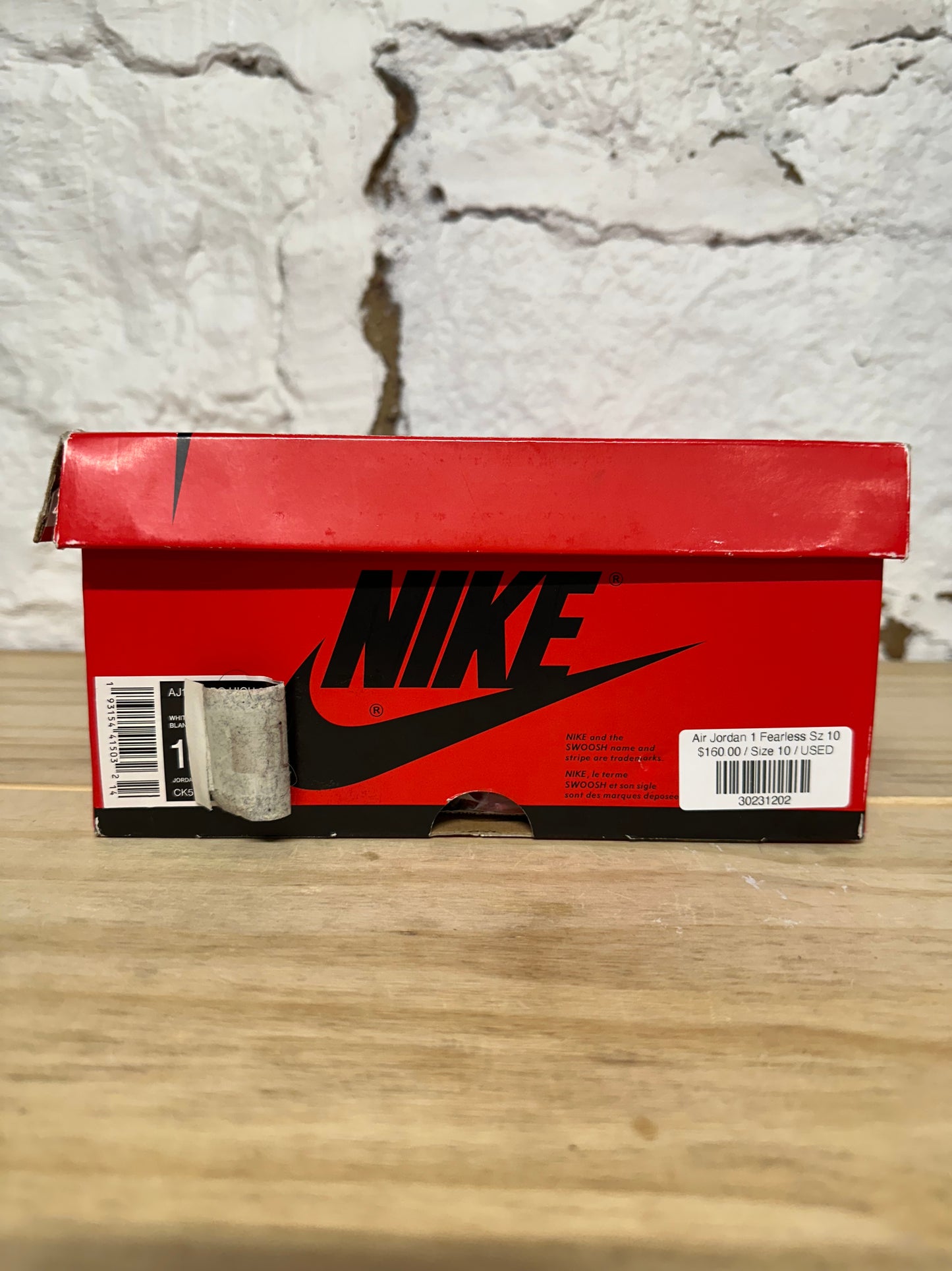 Air Jordan 1 High Fearless UNC Chicago Sz 10