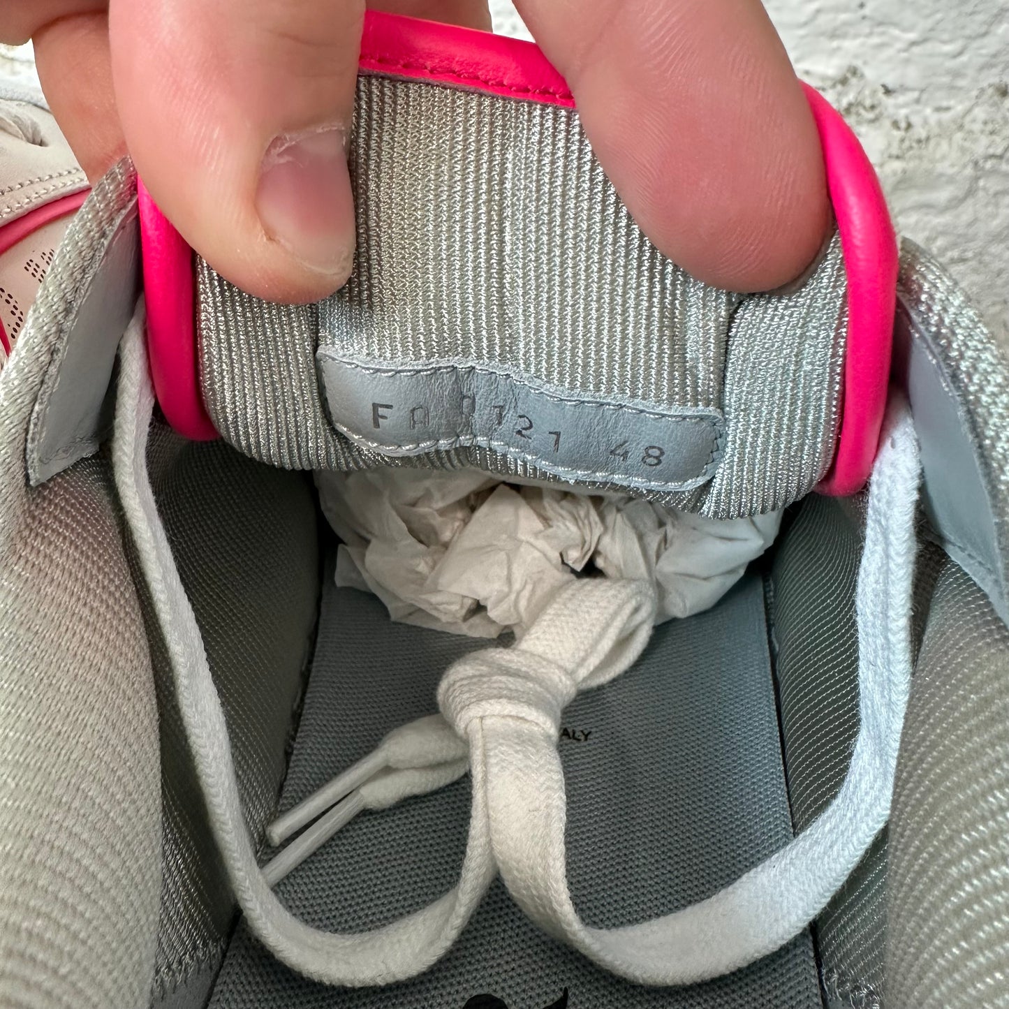 Dior B27 Monogram Pink White Sneaker Sz 15 (48) No Box