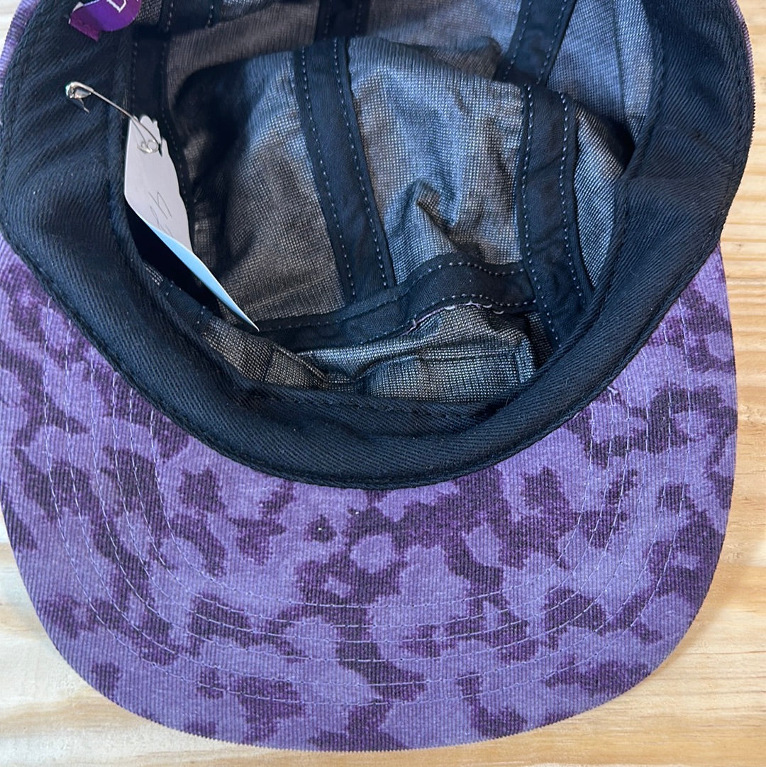 Supreme x Liberty Fabrics Leopard Camp Cap Purple Hat