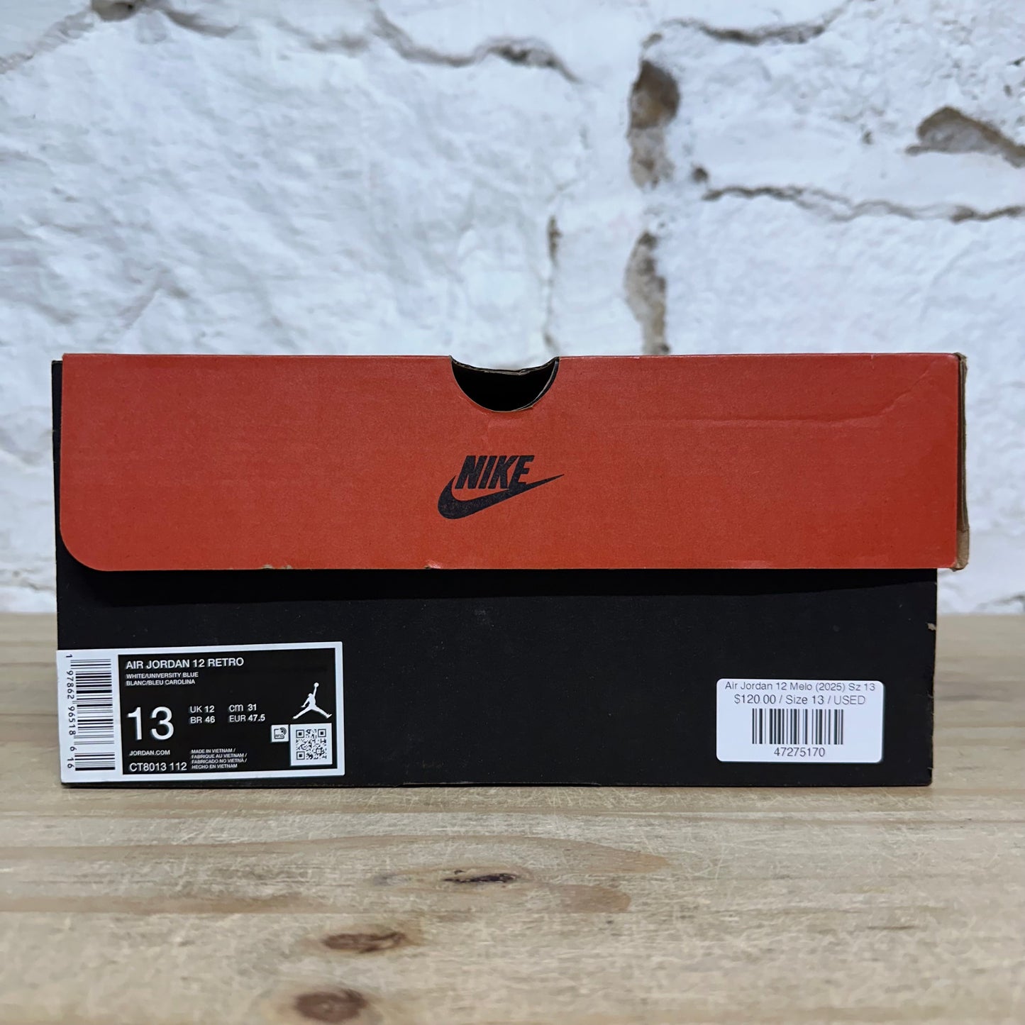 Air Jordan 12 Melo (2025) Sz 13