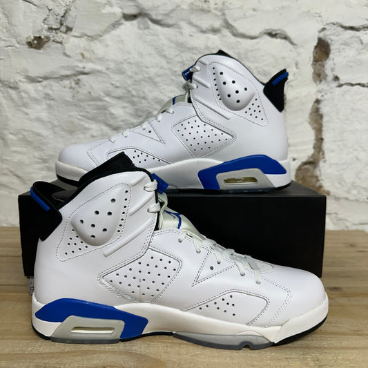 Air Jordan 6 Retro Sport Blue Sz 9.5 DS