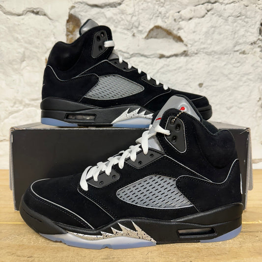 Air Jordan 5 Black Metallic Sz 8.5 DS