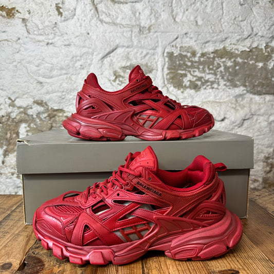 Balenciaga Track 2 Matte Red Sneaker Sz 8 (41)