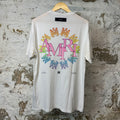 Amiri Multicolor MA Circle Logo T-shirt White Sz M