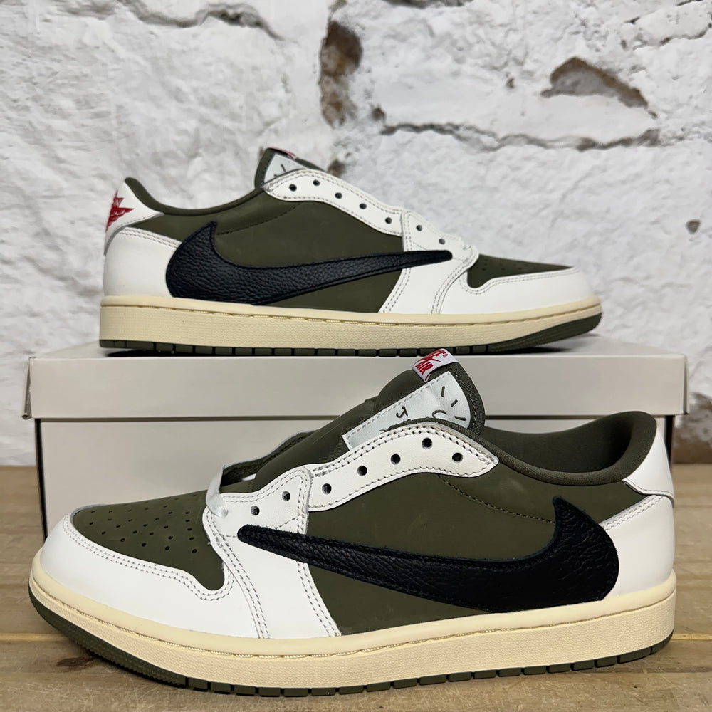 Air Jordan 1 Low Travis Scott Medium Olive Sz 10.5