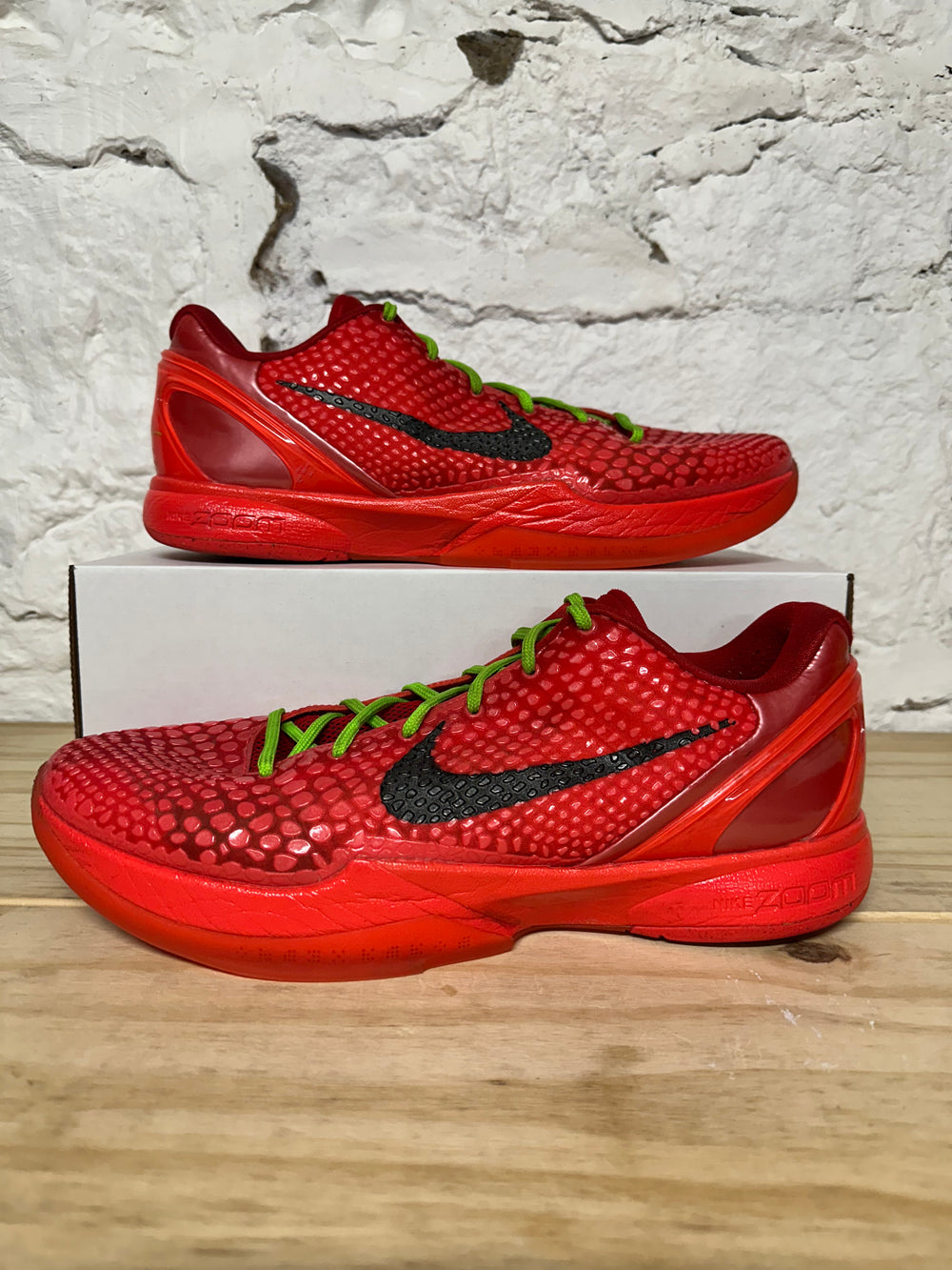 Nike Kobe 6 Protro Reverse Grinch Sz 14