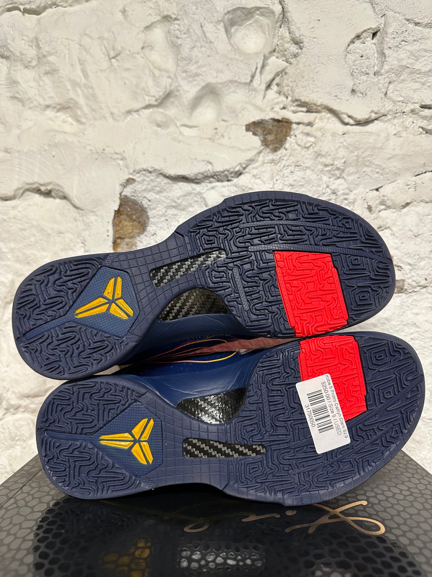 Nike Kobe 5 Protro Caitlin Clark Indiana Fever Sz 9