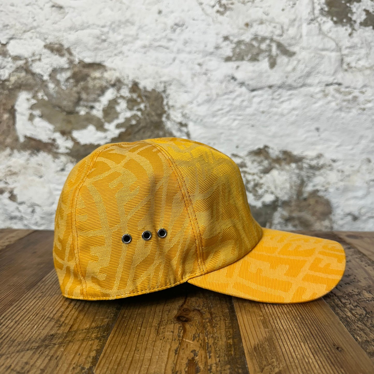 Fendi Yellow Motif Monogram Hat