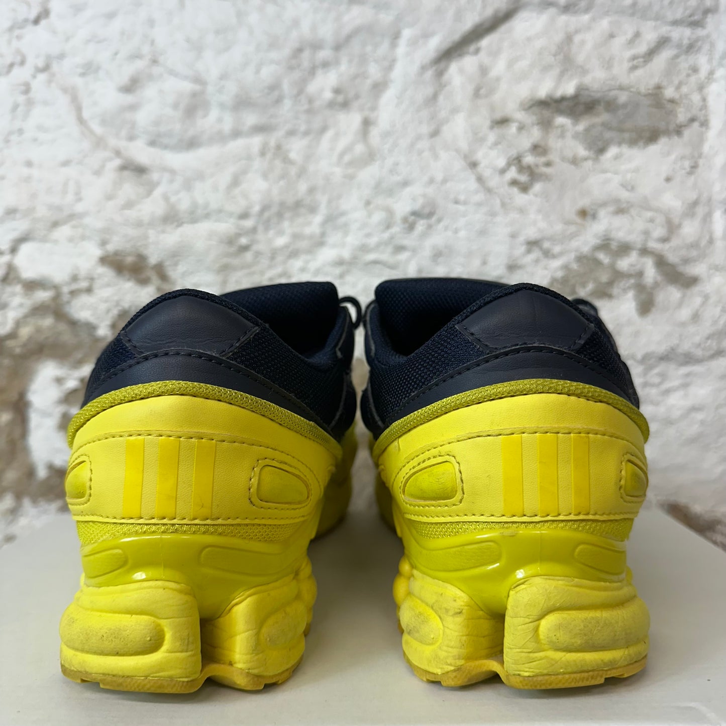 Raf Simons Yellow Navy Ozweego Sneaker Sz 10 No Box