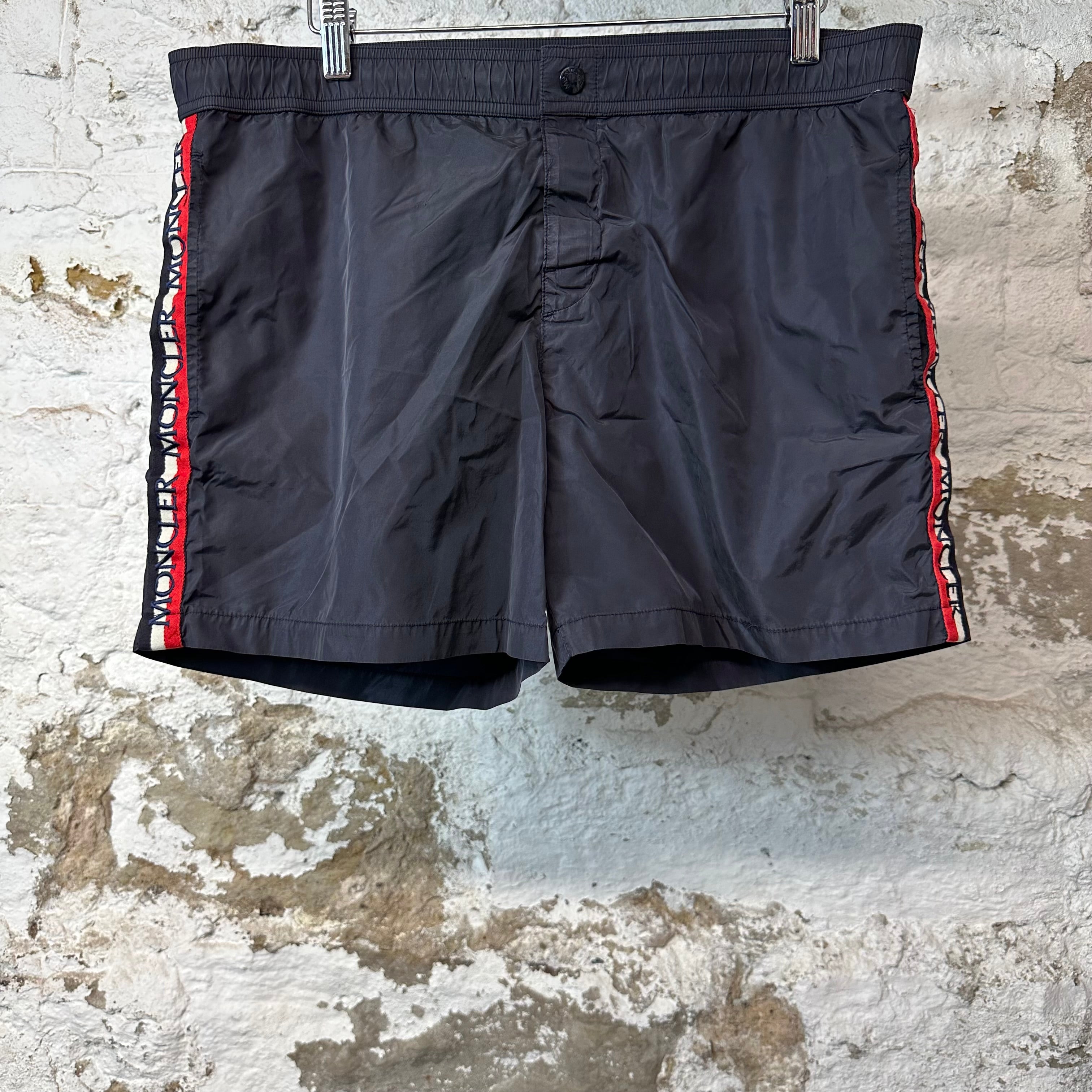 Moncler Side Stripe International Swim Trunks Sz L