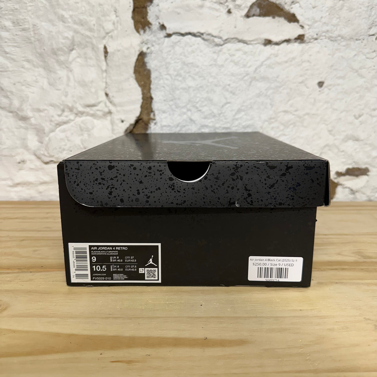Air Jordan 4 Black Cat (2025) Sz 9
