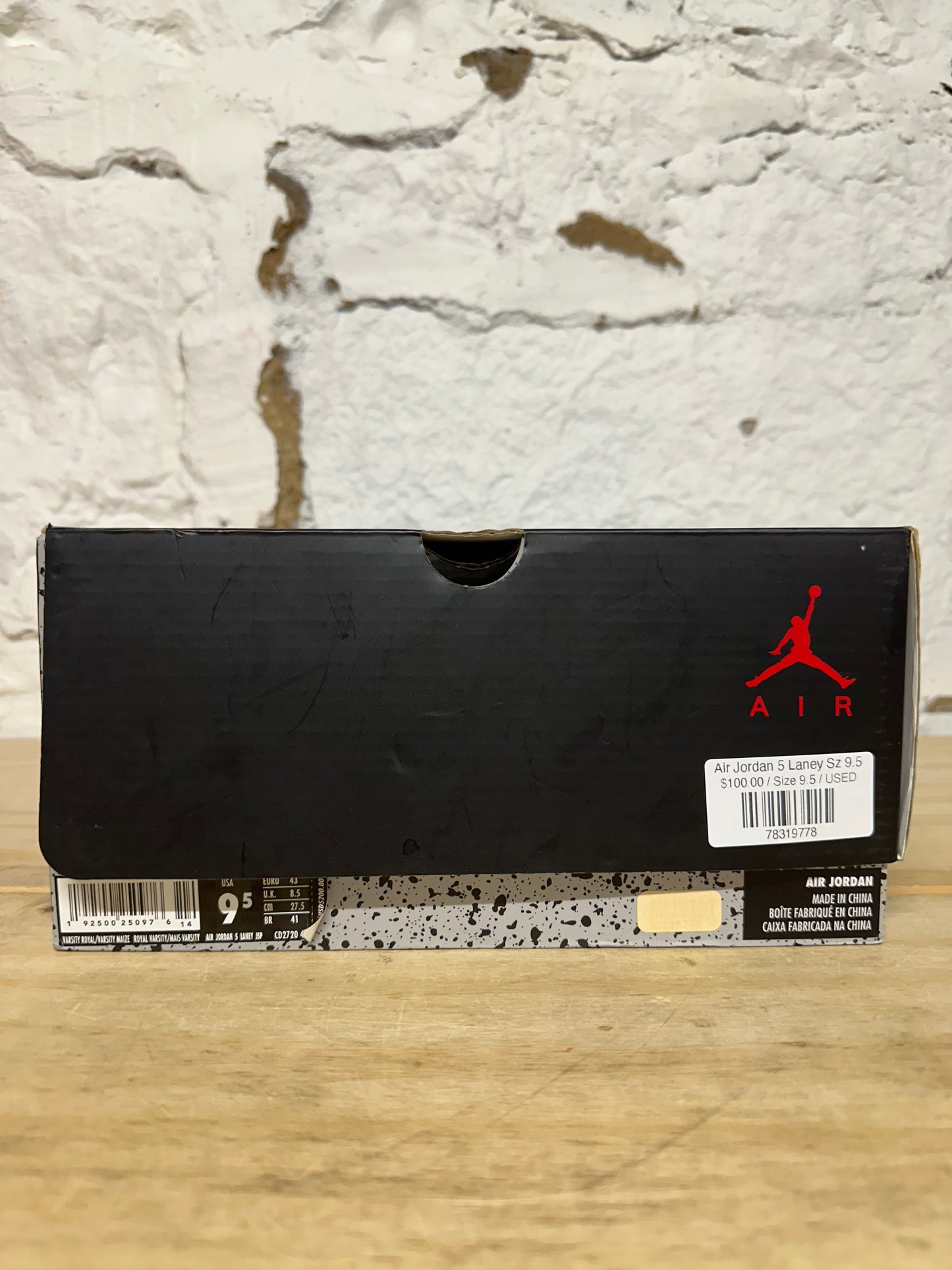 Air Jordan 5 Laney Varsity Royal Sz 9.5