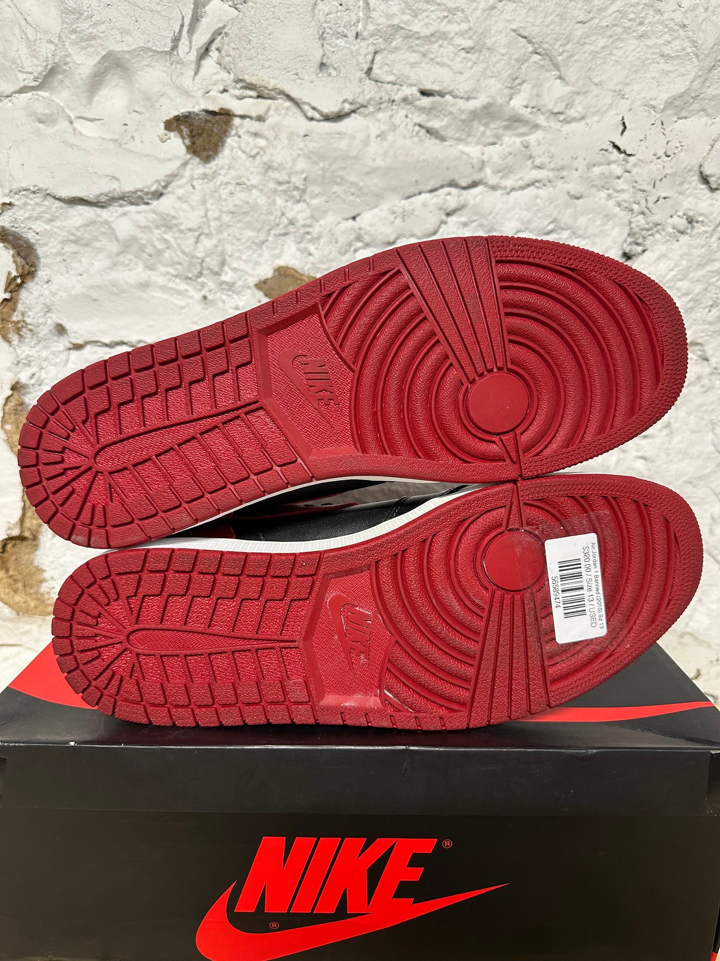 Air Jordan 1 High Bred Banned (2016) Sz 13