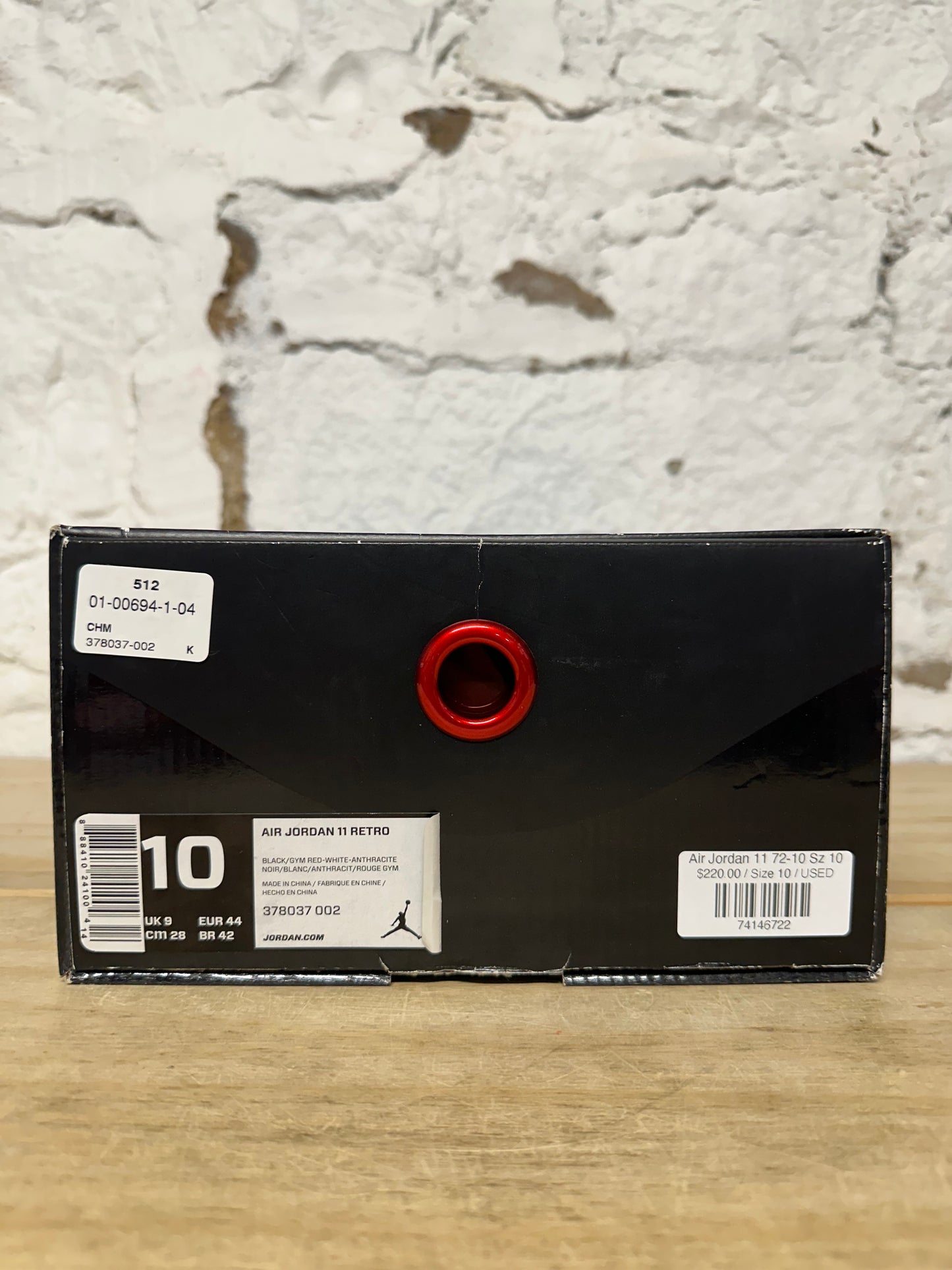 Air Jordan 11 72-10 Sz 10