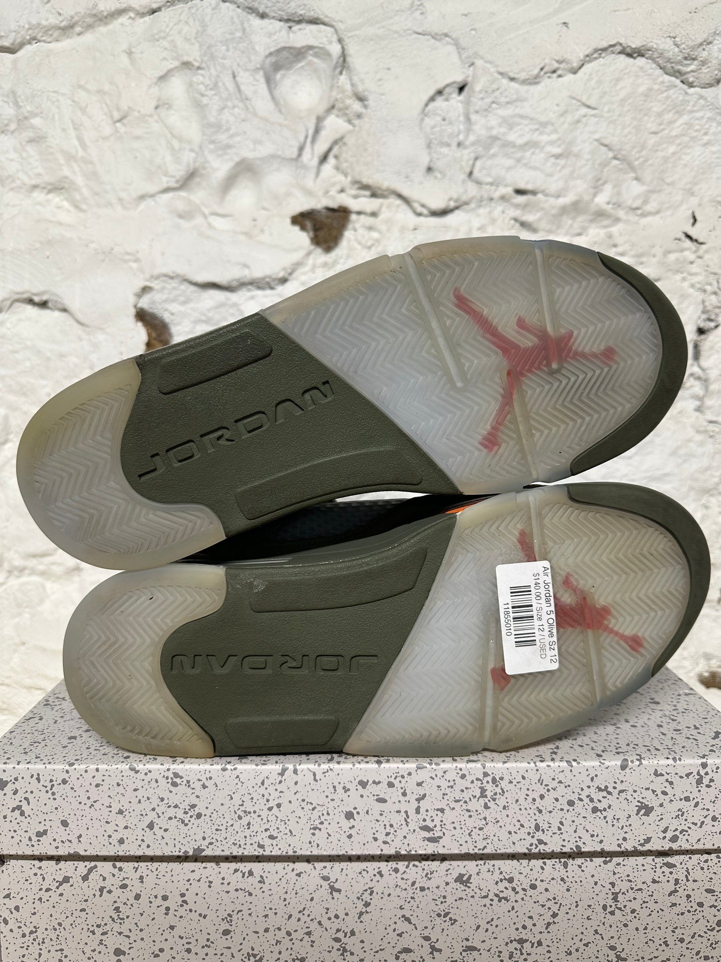Air Jordan 5 Olive Sz 12