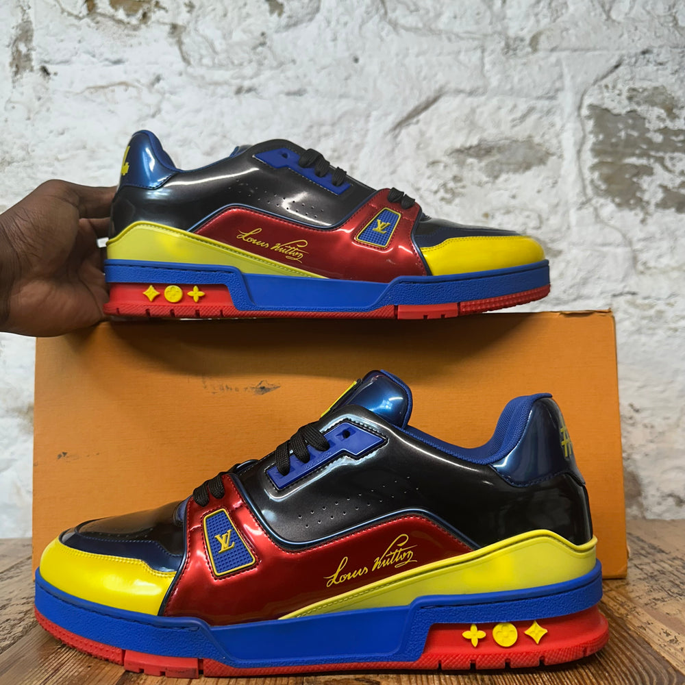 Louis Vuitton Marine Patent Trainer Sneaker Sz 11 (9.5LV)