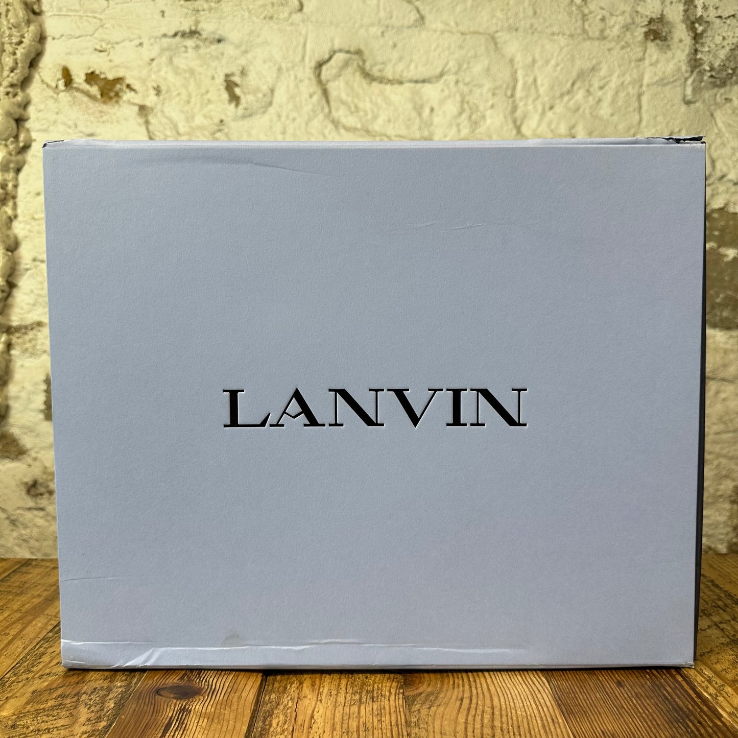 Lanvin Curb White Black Gum Sneaker Sz 11 (44)