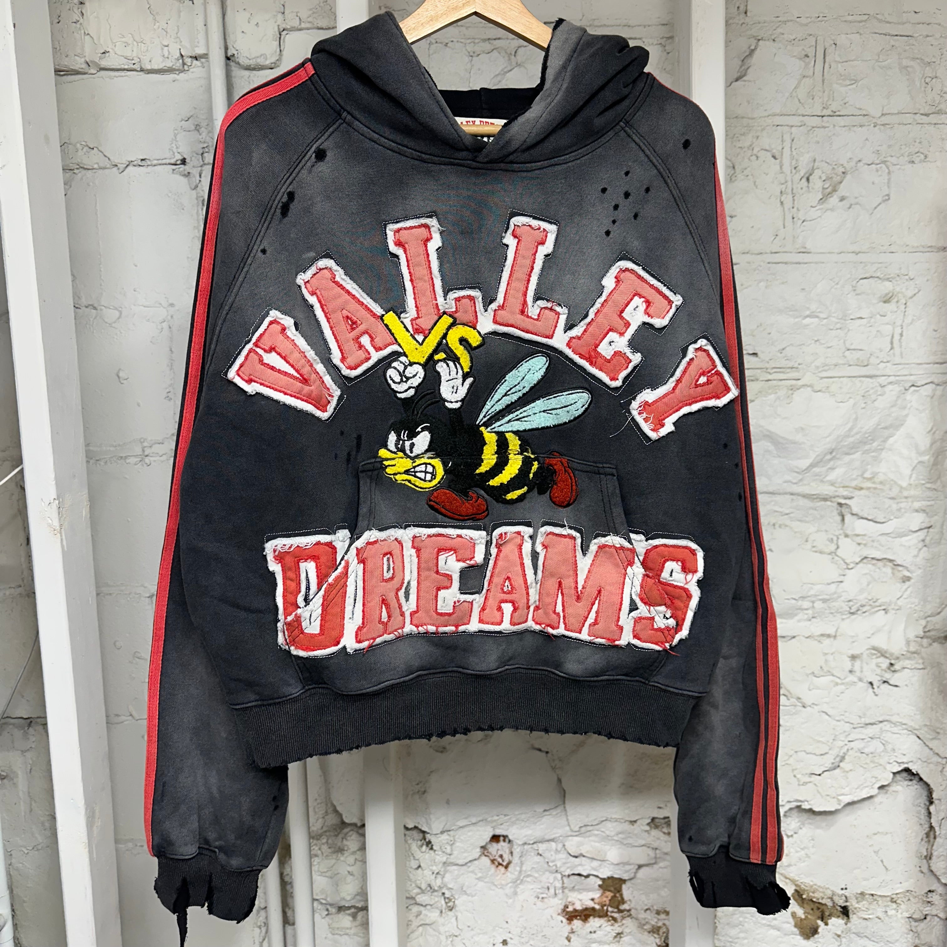 Vale Anthem Bee Black Hoodie Sz S