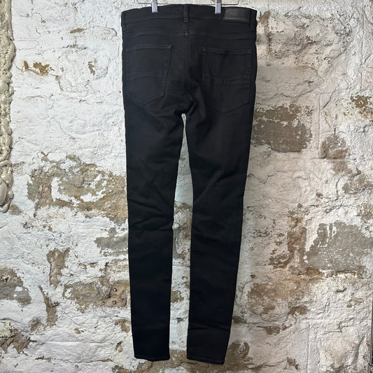 Amiri MX1 Grey Paisley Black Denim Jeans Sz 34