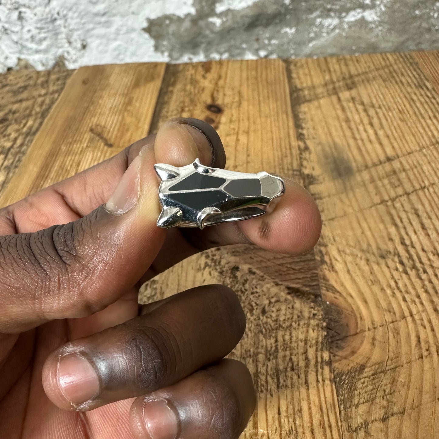 Hermes Cheval Horse Silver Ring Sz 10