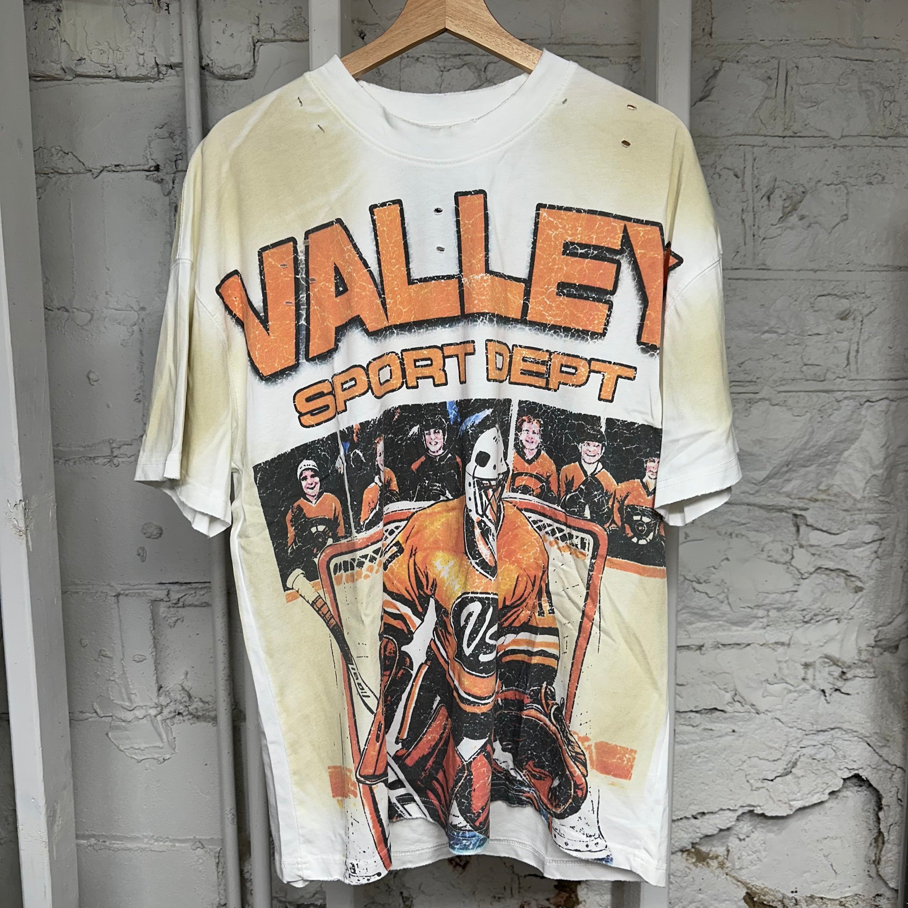Vale Defensive Anchor Cream T-Shirt Sz M
