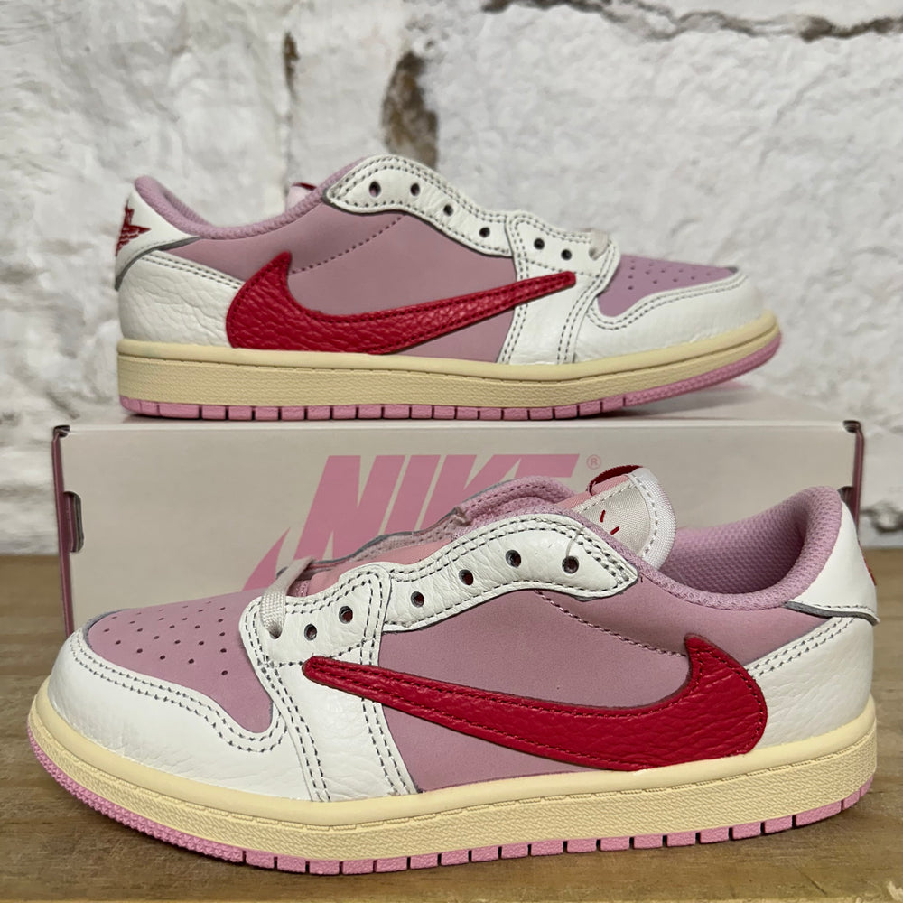 Air Jordan 1 Low Travis Scott Tropical Pink Sz 3Y DS