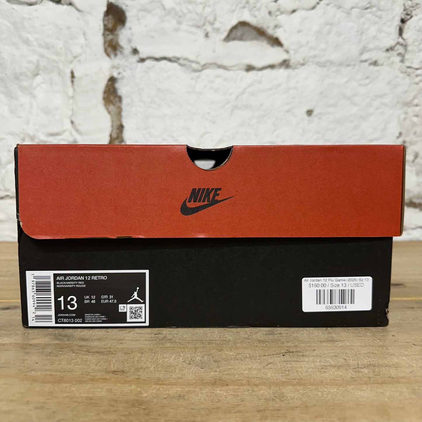 Air Jordan 12 Flu Game (2025) Sz 13