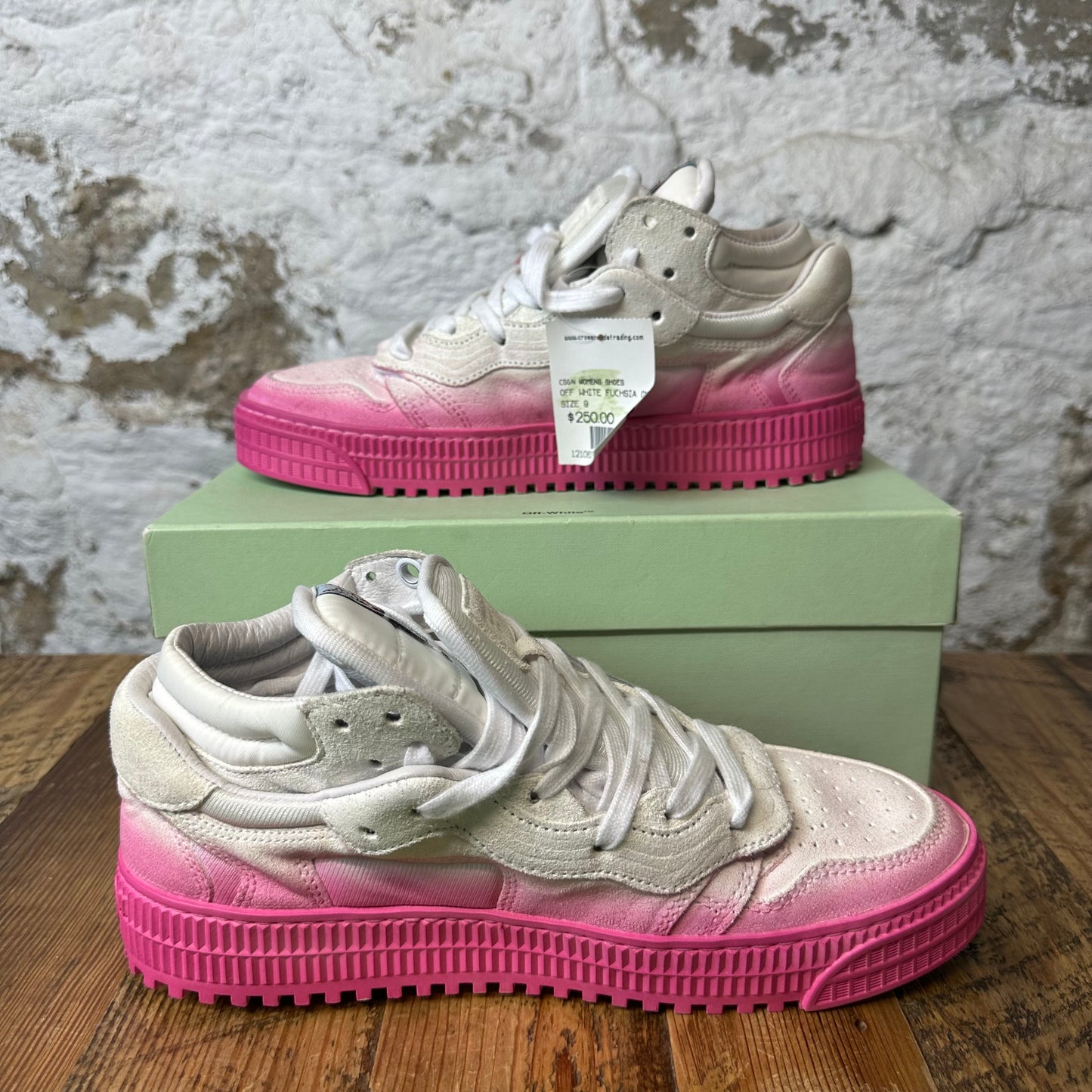 Off-White 3.0 Pink White Sneaker Sz 6.5 (39) DS