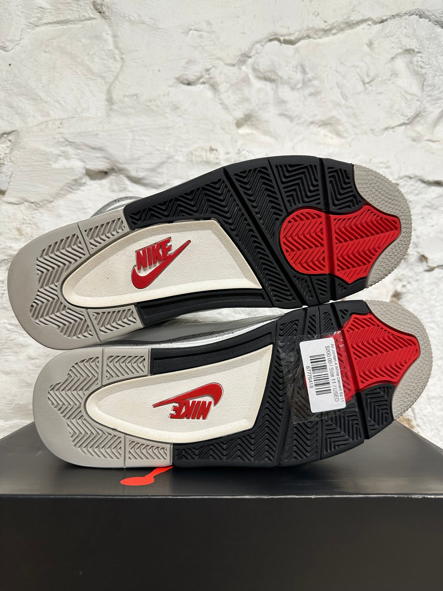 Air Jordan 4 White Cement Sz 11