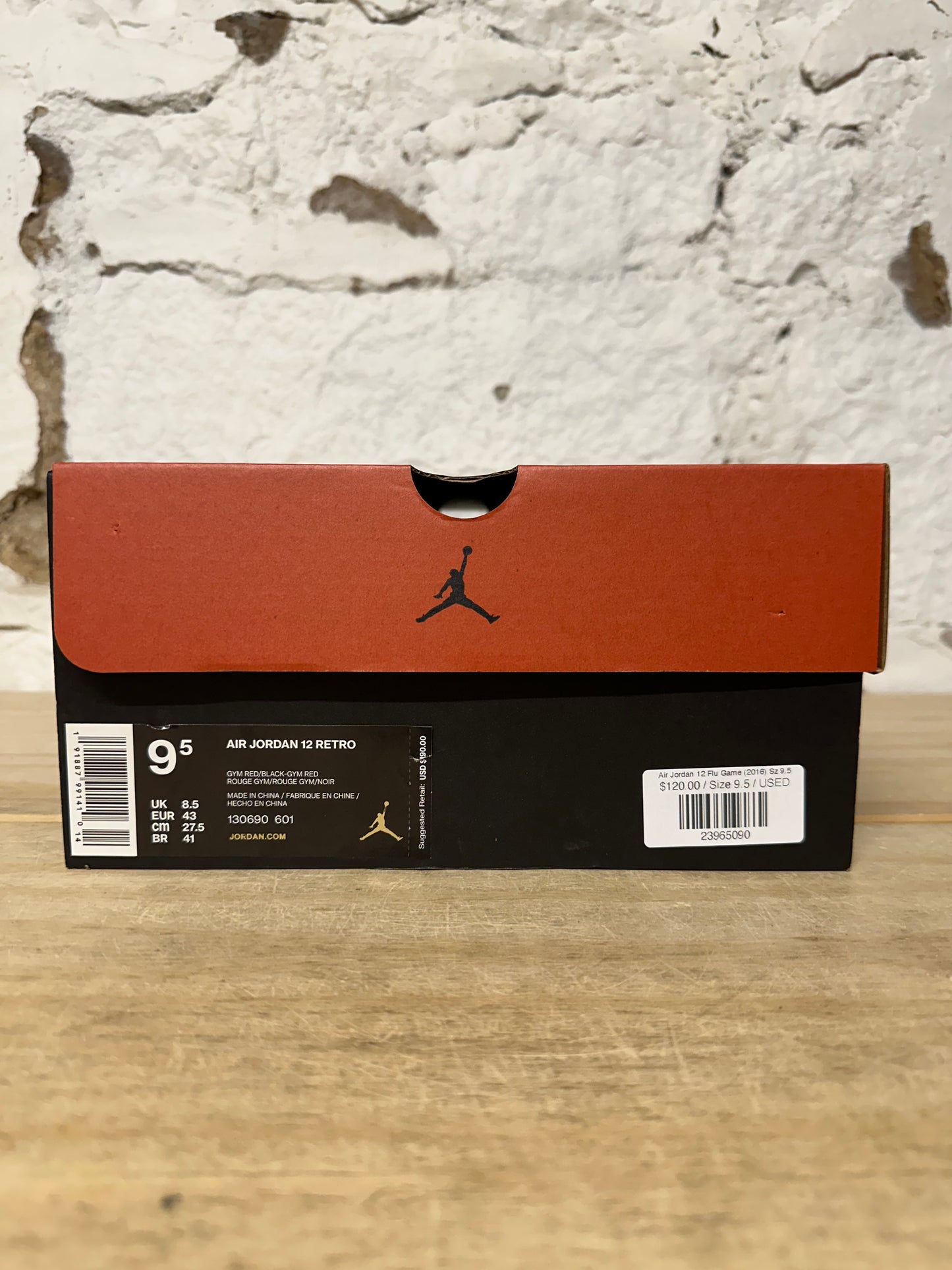 Air Jordan 12 Flu Game (2016) Sz 9.5