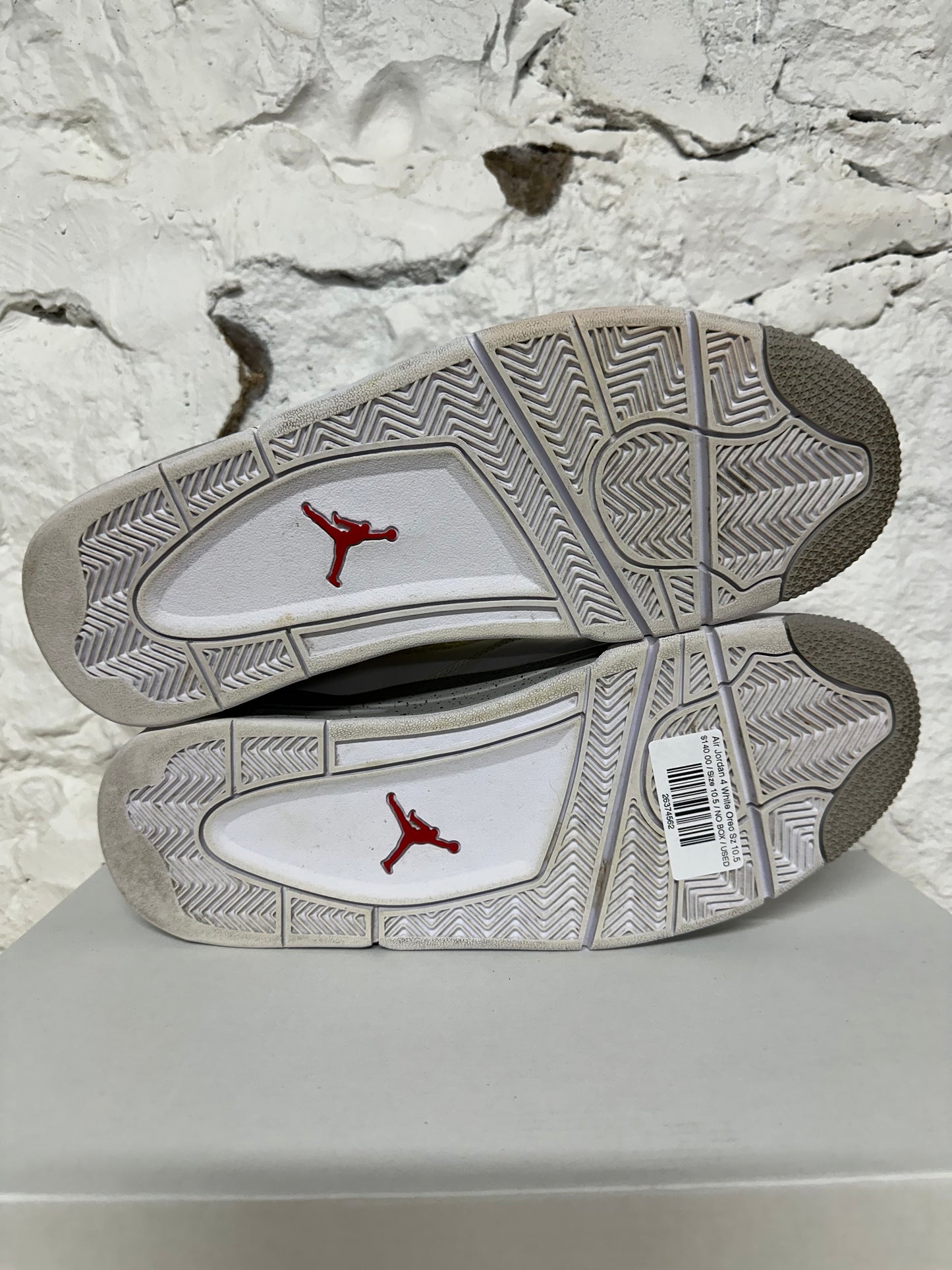 Air Jordan 4 White Oreo Sz 10.5