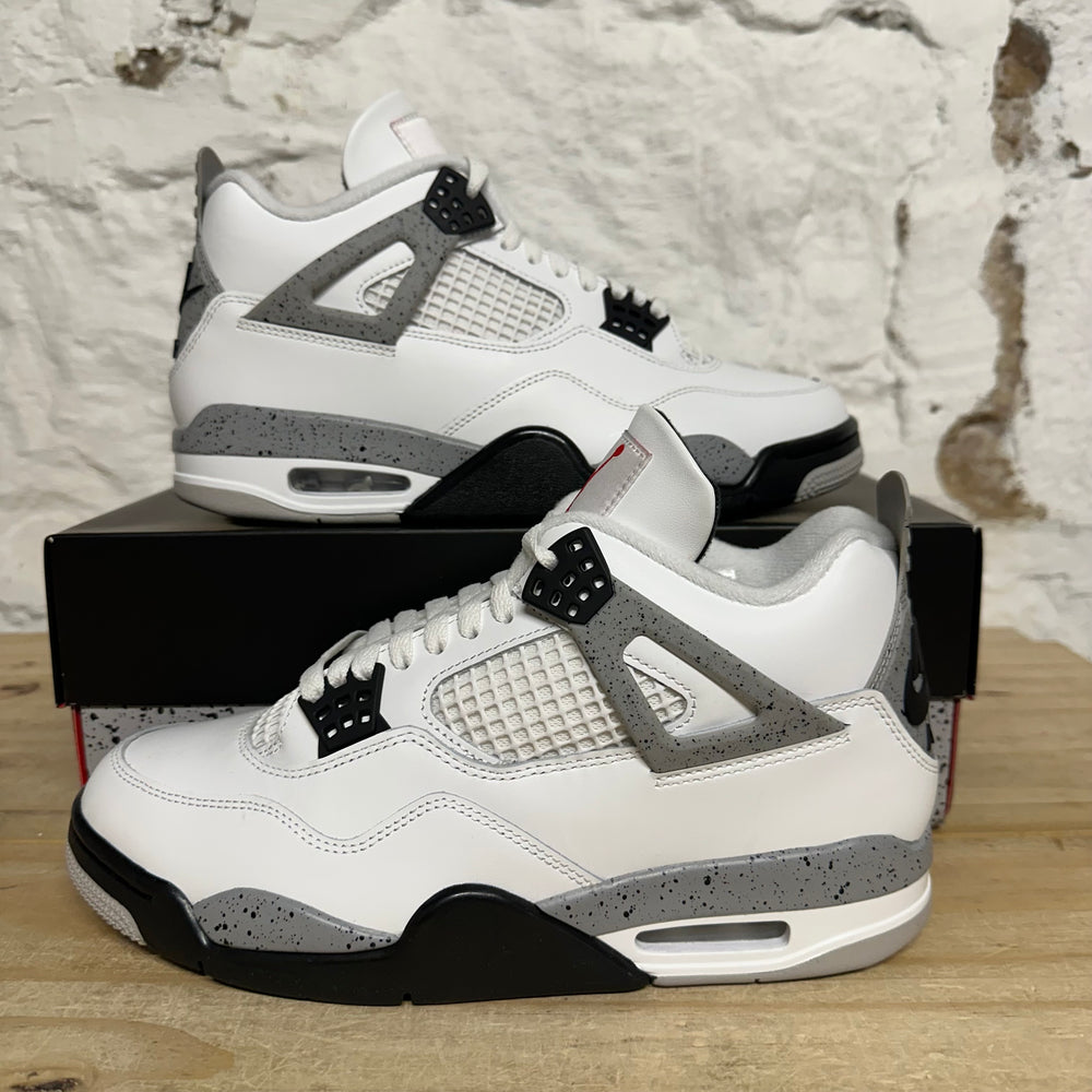 Air Jordan 4 White Cement Sz 9